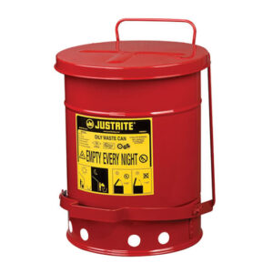 Tachos para trapos con aceite