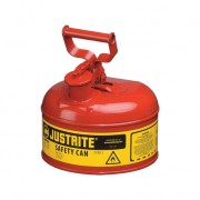 Bidones para inflamables Justrite 7110100 (ex 10201) metalicos Tipo I - Cap. 2 lts