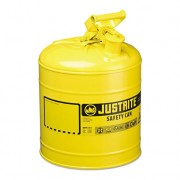 Bidones para inflamables Justrite metálicos Tipo I - Color amarillo para Gas oil
