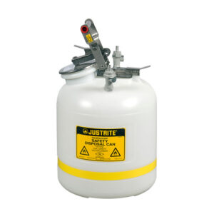 Bidones para laboratorio no metálicos Justrite PP12755 - línea Centura™ Modelo PP - 19 lts.