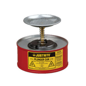 Humectadores de seguridad con pistón Justrite 10108 - 1 litro - Color rojo