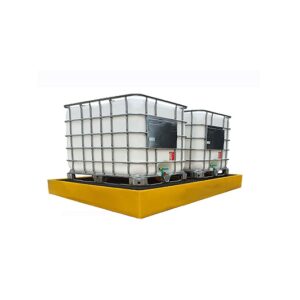 Bateas de contención para 2 IBC cubitainer 1000 litros pallet antiderrame